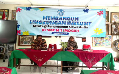 Kembangkan Kemampuan Guru dan Karyawan, SMP Negeri 1 Imogiri Gelar Wokrshop Sekolah Inklusif