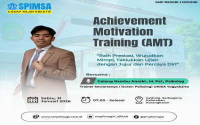 Menyalakan Mimpi, Meneguhkan Langkah, SMP Negeri 1 Imogiri Gelar Achievement Motivation Training untuk Siswa Kelas IX